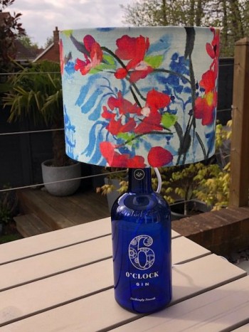 Soft Furnishing lamp shade, fabric from Ultimate Fabrics